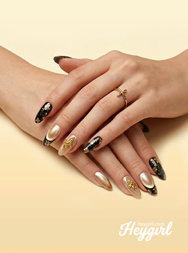 Midnight Tiara | Gilded Noir  Gold Relief