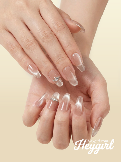Champagne Whisper | Nude Jelly Cat Eye