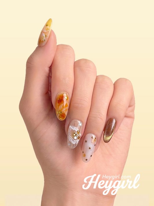Amber Bloom | 3D Floral Golden Glow