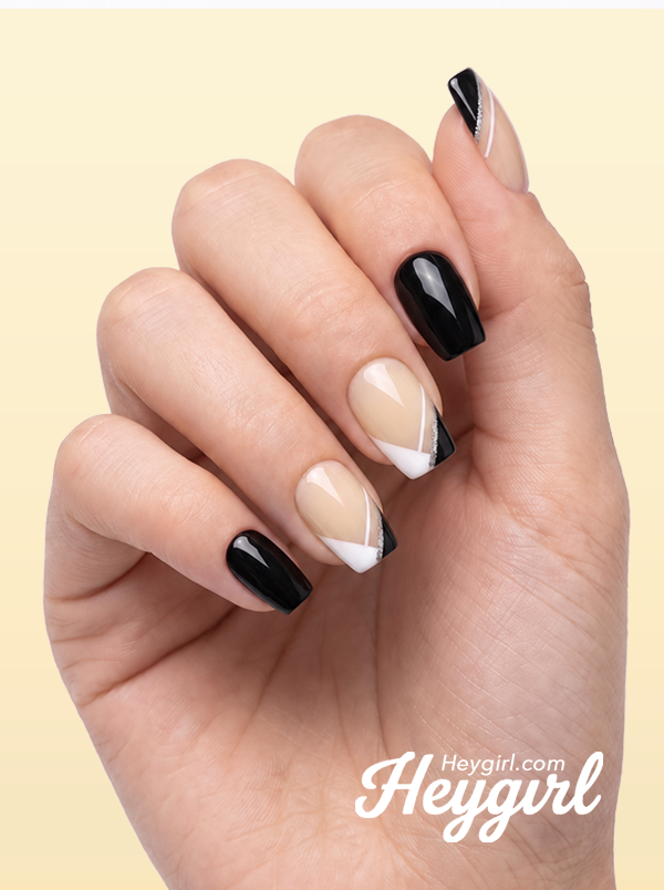 Noir Geometry | Silver Accent
