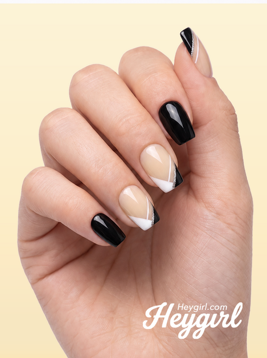 Noir Geometry | Silver Accent