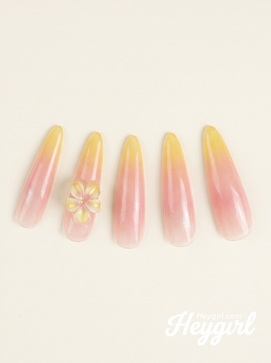 Sunset Glow | 3D Floral Ember