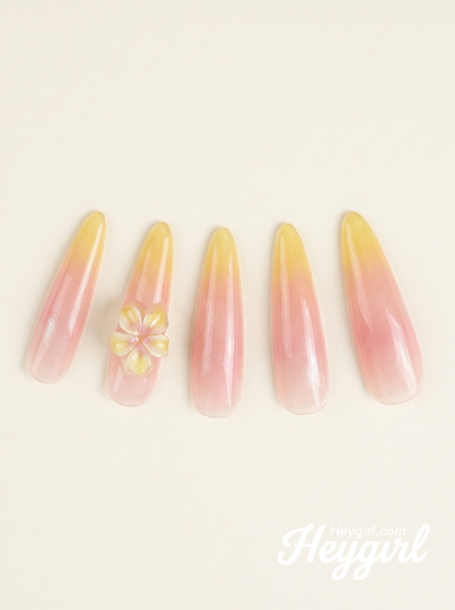 Sunset Glow | 3D Floral Ember