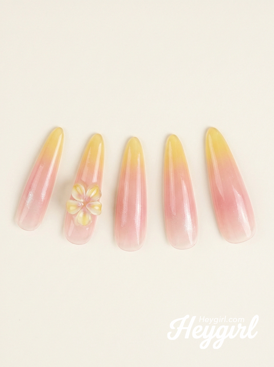 Sunset Glow | 3D Floral Ember